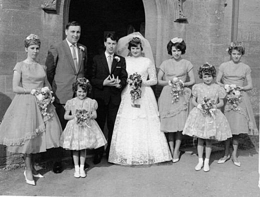 1963 wedding – Peter Stewart & Julie Stewart