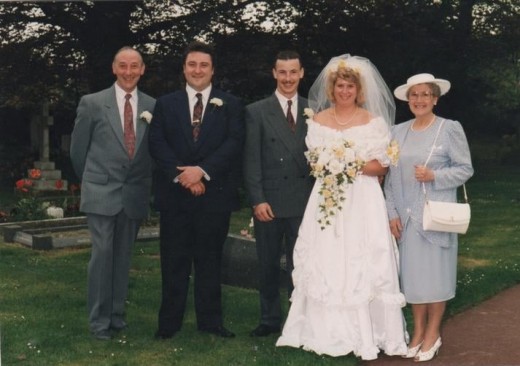 1991 wedding – Andrew Benfield & Rachel Parker