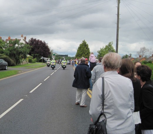 Police motorcycle escort