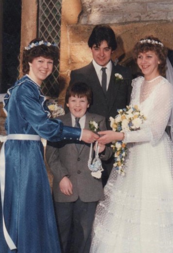 1985 wedding – Robert Simms & Diane Burford