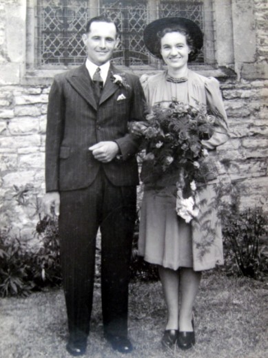 1943 wedding – Frederick Mason & Muriel Fletcher