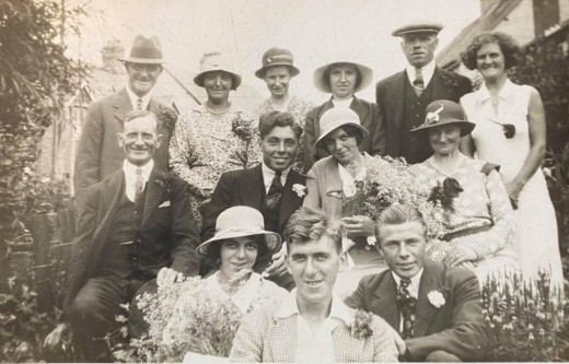 1919 wedding – May Knight & Charles Seabright