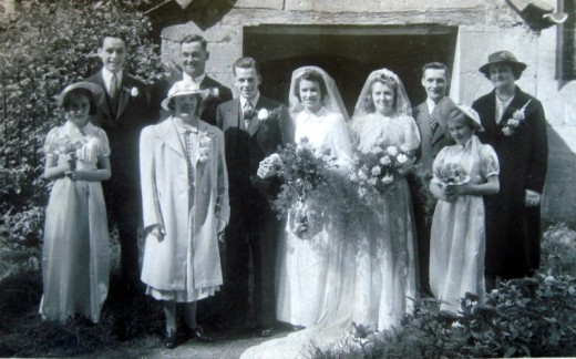1941 wedding - George Robbins & Gertrude Smith