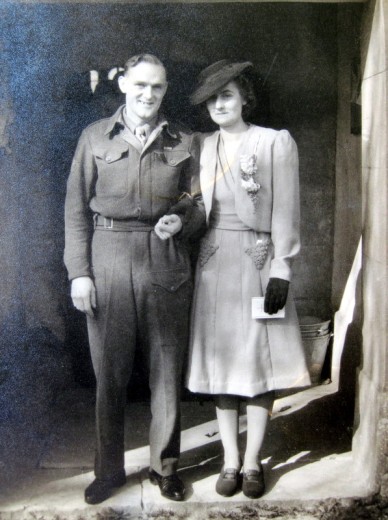 1945 Wedding of Cecil Sturt and Iris Taylor