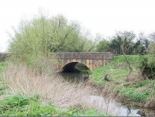 The present-day Horse Bridge over the B4035.