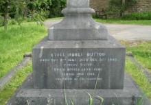 Grave of Ethel Dutton at St Mary's, Long Ditton.
